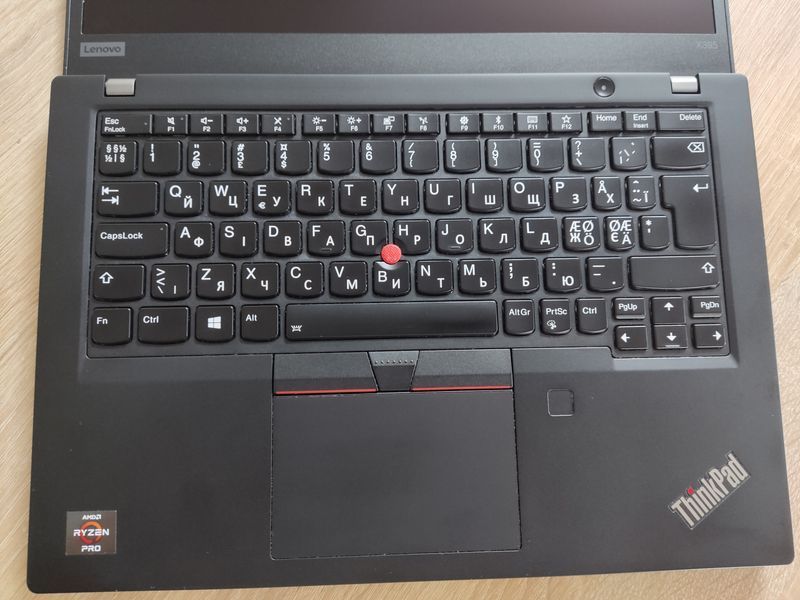 Ноутбук Lenovo ThinkPad X395 13.3" IPS Sensor Ryzen 5 PRO 3500U 16 GB DDR4 256GB SSD RX Vega 8 X395 фото